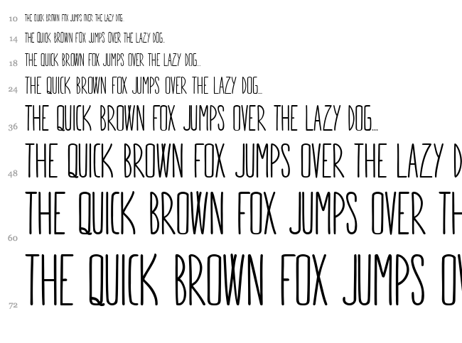 Stargazer font waterfall